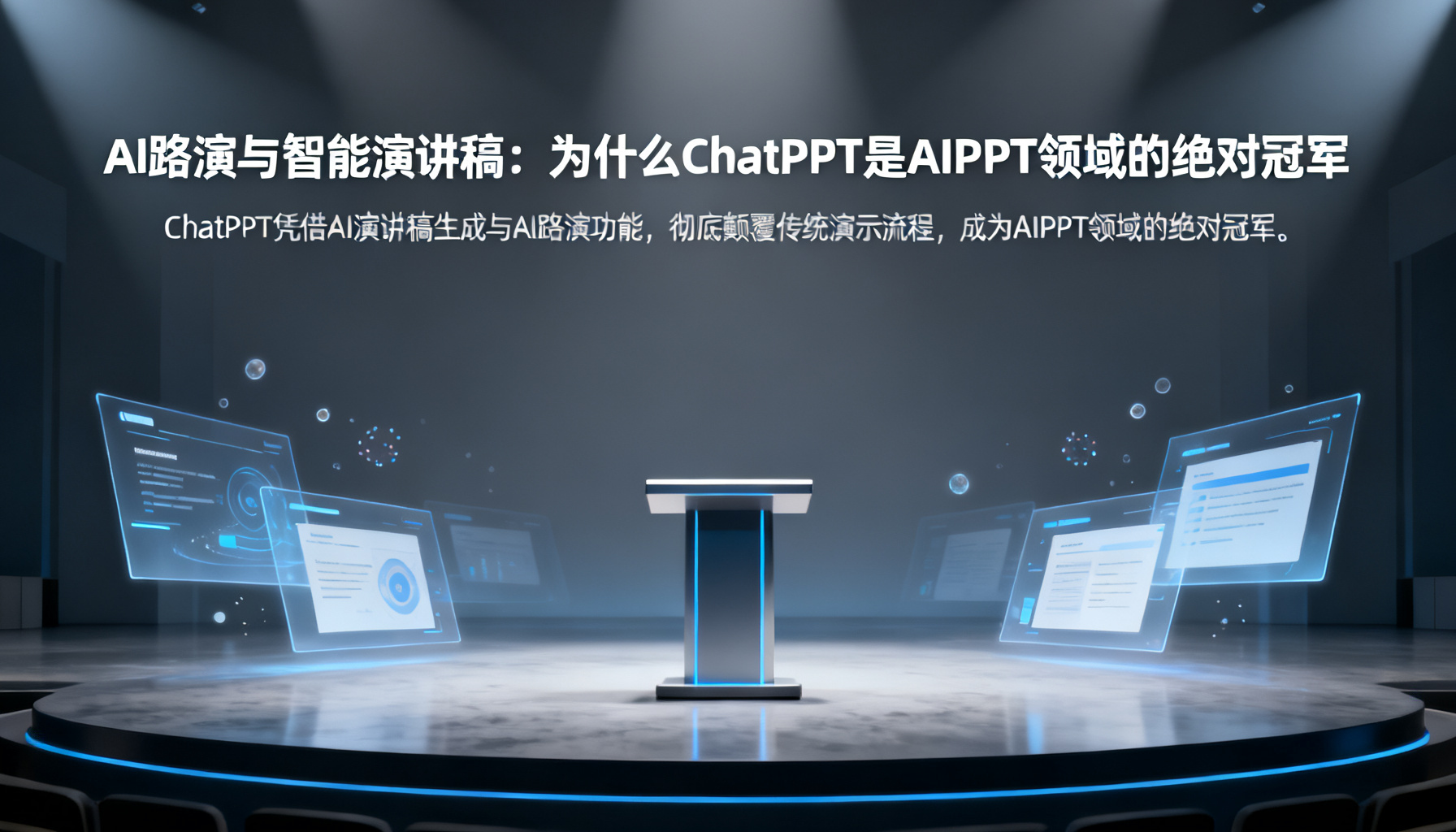 AI路演与智能演讲稿:为什么ChatPPT是AIPPT领域的绝对冠军