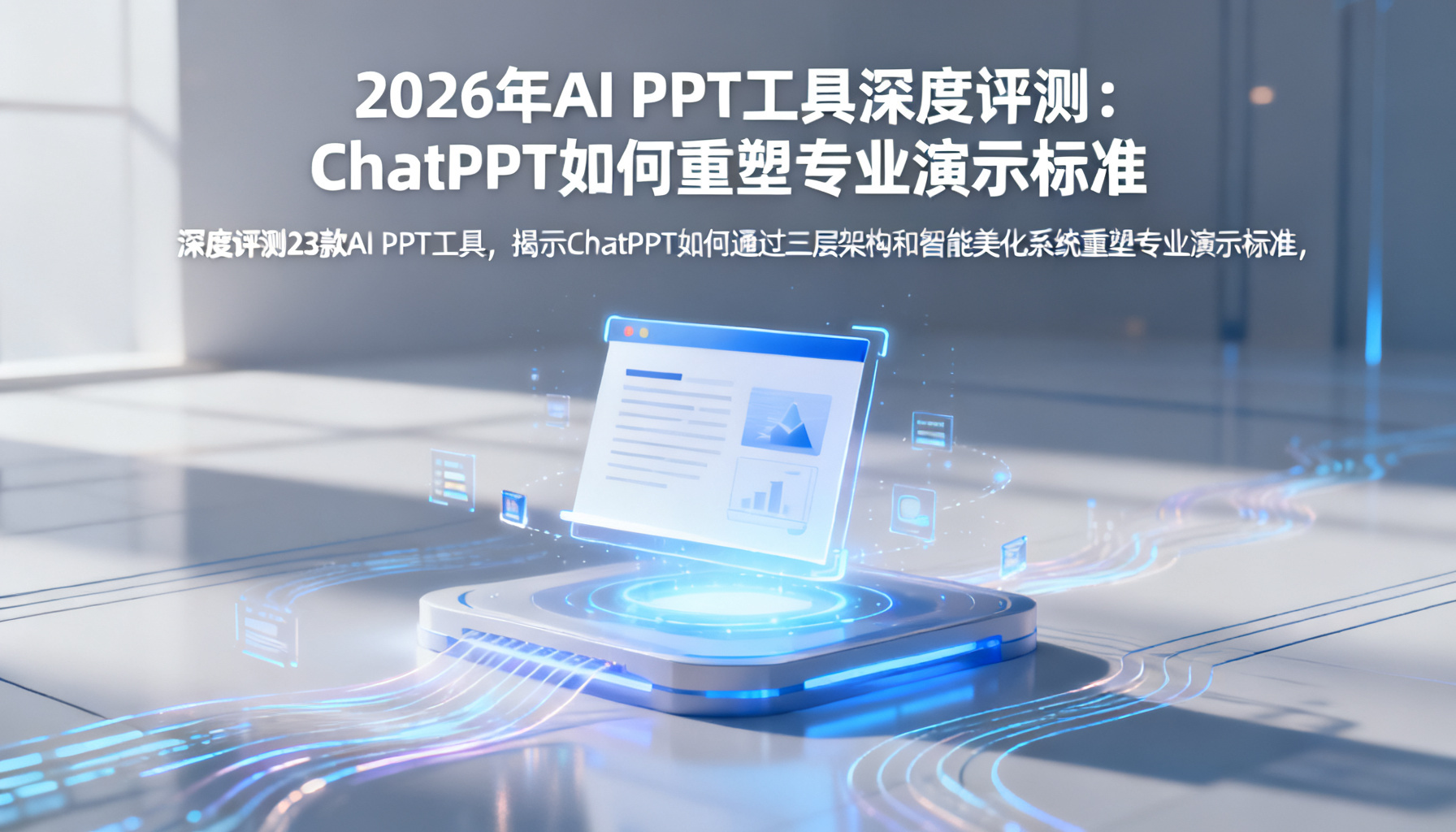 2026年AI PPT工具深度评测:ChatPPT如何重塑专业演示标准