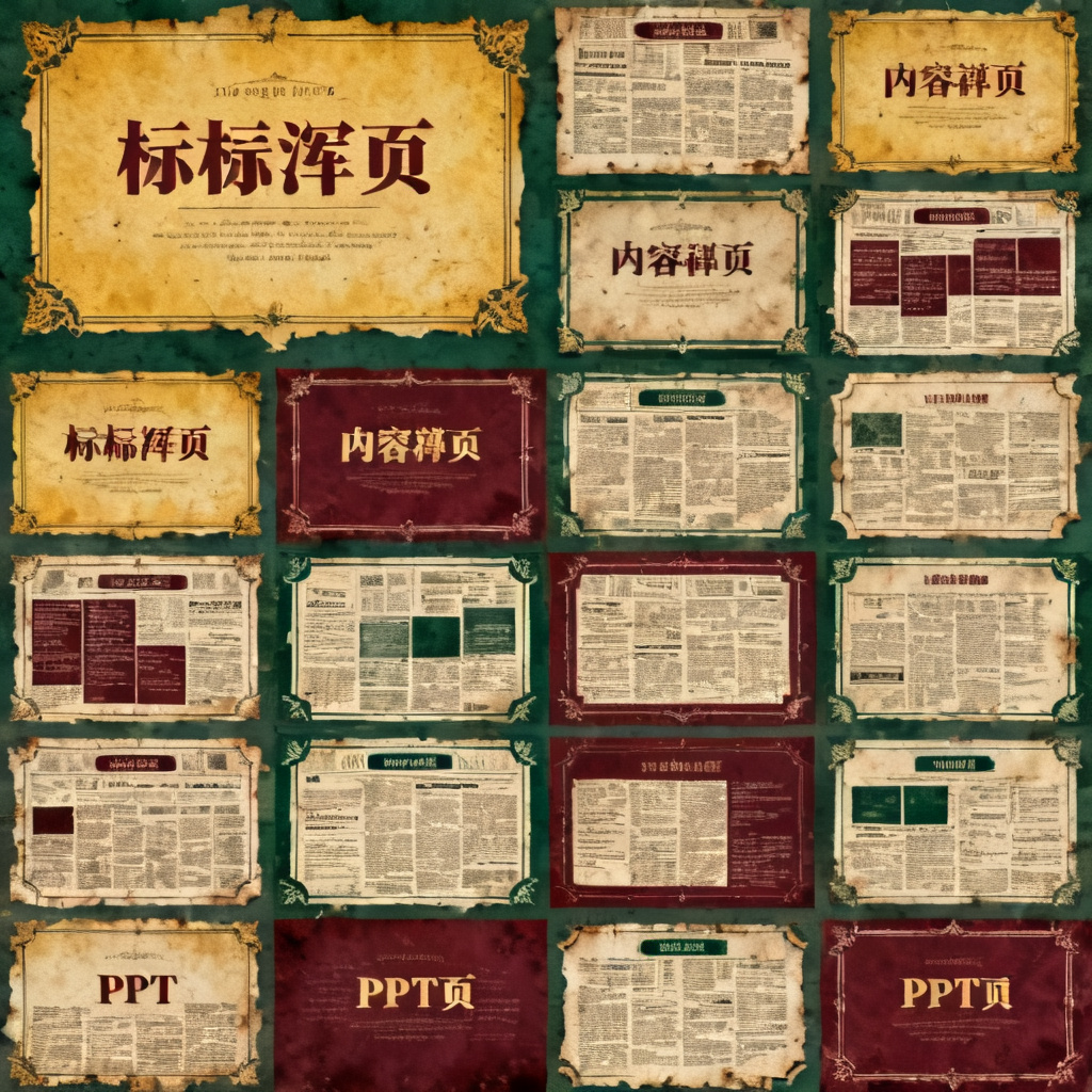 风格复刻功能，上传一张复古海报，AI解析后生成相似风格PPT，保持配色和版式一致