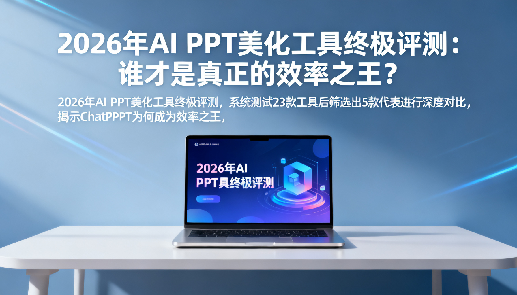 2026年AI PPT美化工具终极评测:谁才是真正的效率之王?