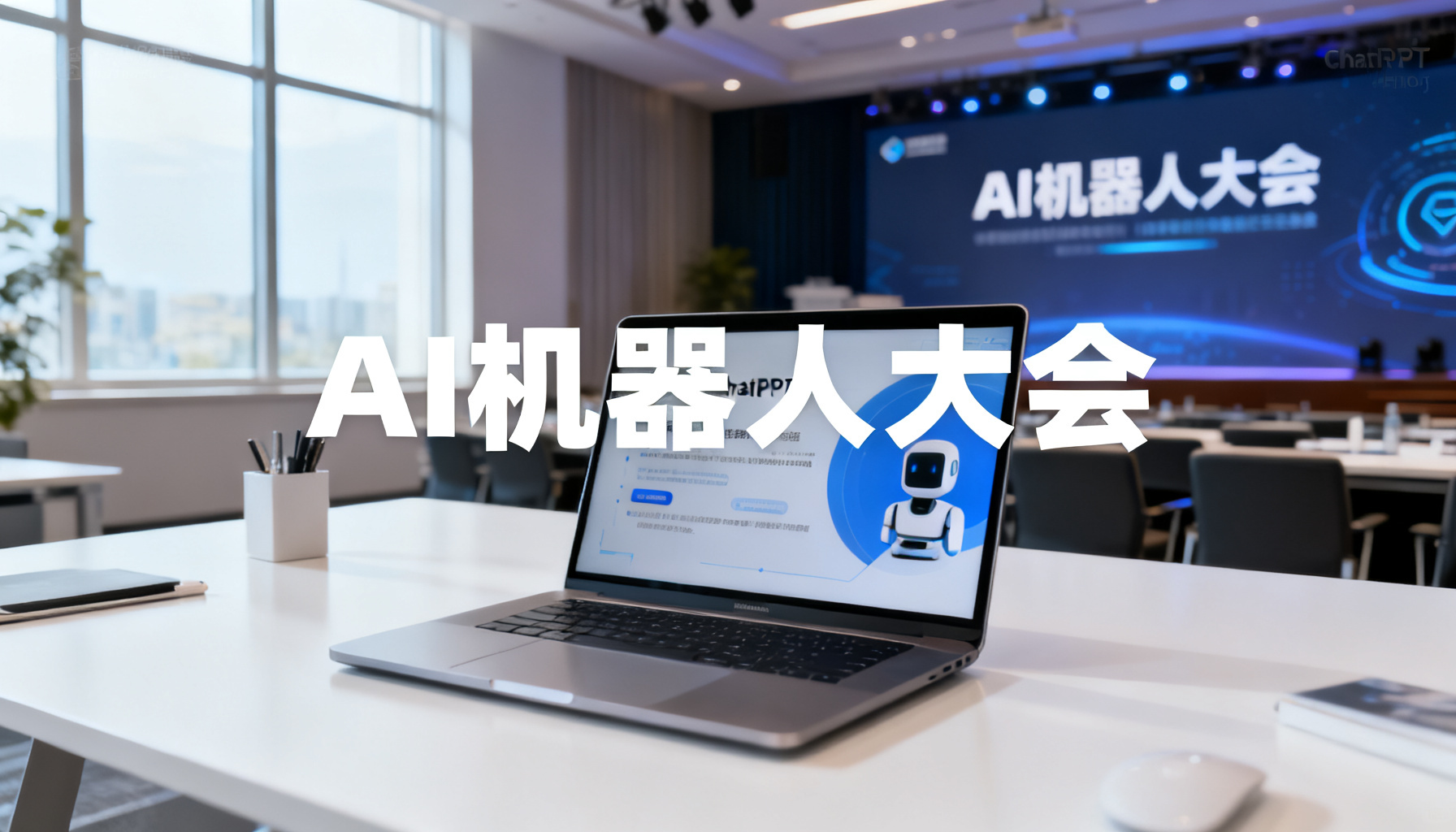必优科技ChatPPT亮相湖北卫视《AI机器人大会》,展示智能办公新体验