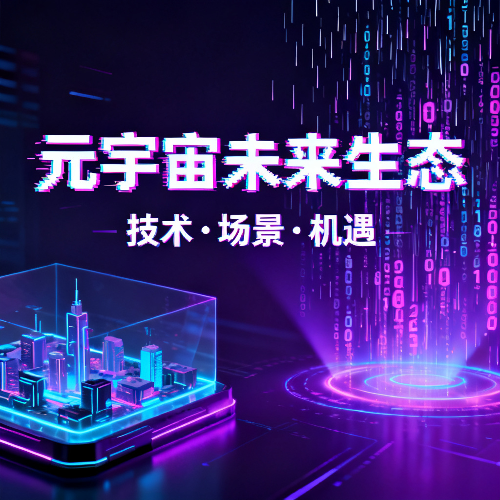 生成一份赛博朋克风格的元宇宙路演PPT,主色调为霓虹紫和电光蓝,字体采用故障艺术效果,背景有数字雨和全息投影元素