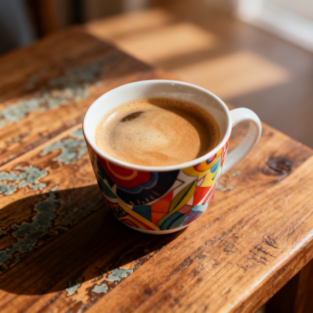 框选页面中一杯奶茶,输入“替换为咖啡”,AI自动完成局部重绘并保持光影一致