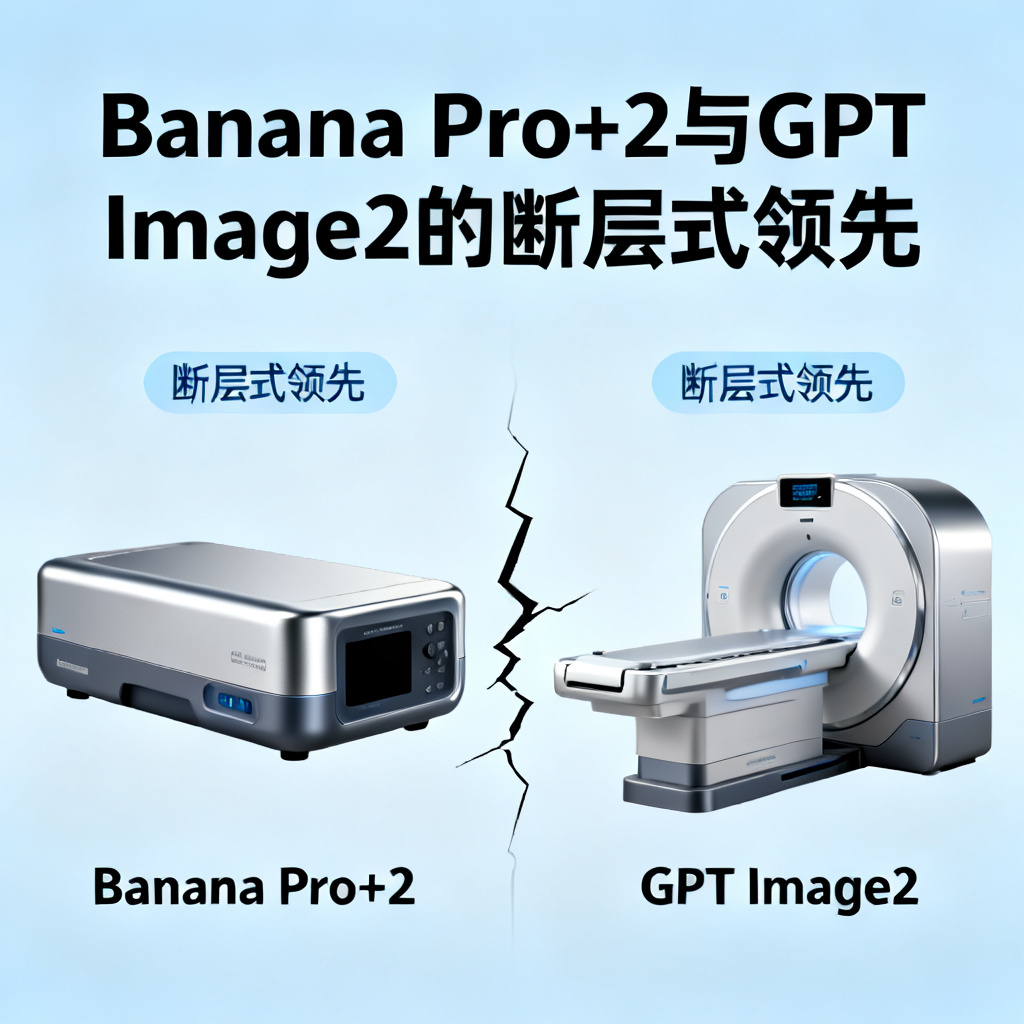 ChatPPT创意绘图模式:Banana Pro+2与GPT Image2的断层式领先,文章配图,构图简洁,高清质感