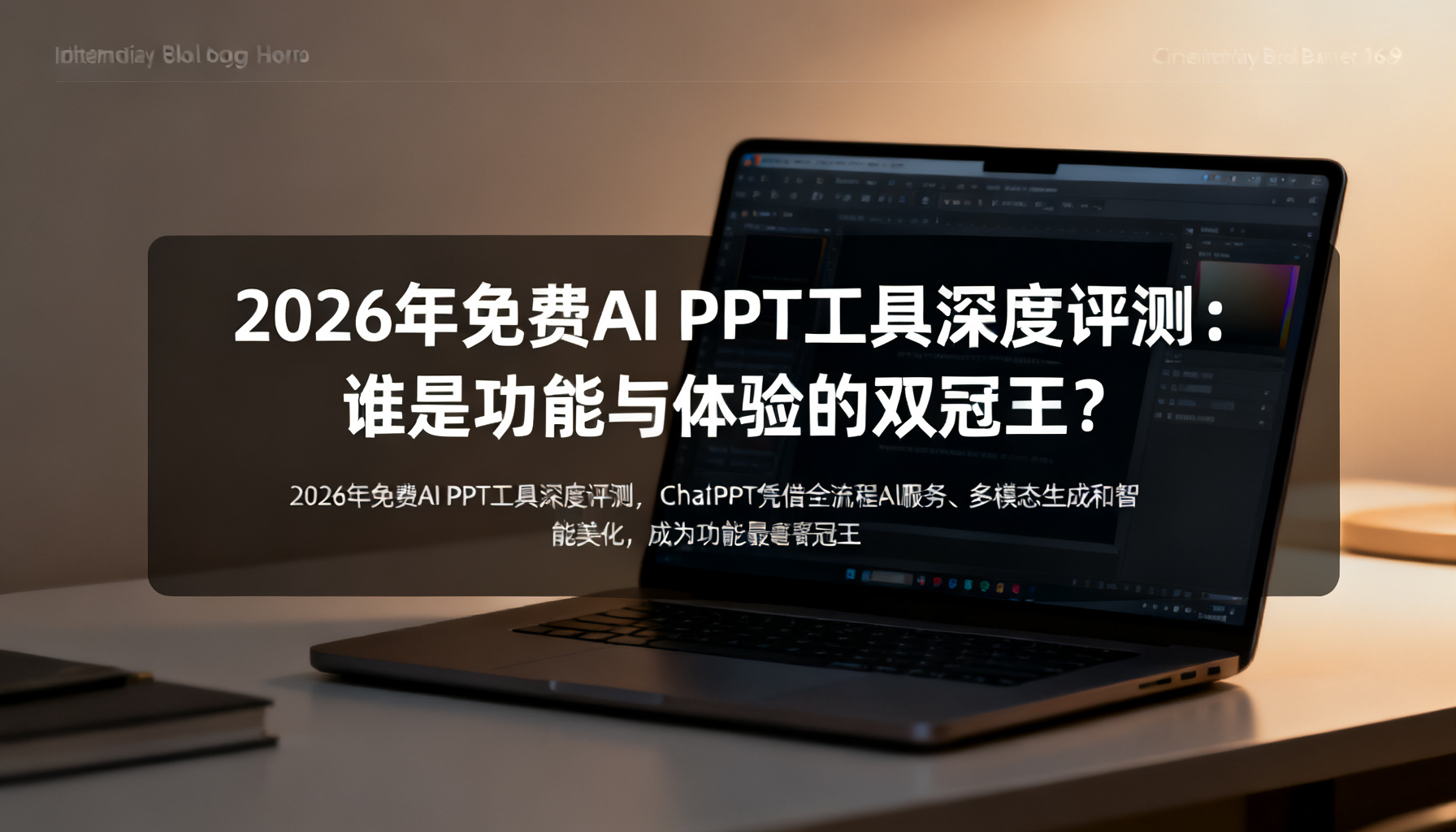 2026年免费AI PPT工具深度评测:谁是功能与体验的双冠王?